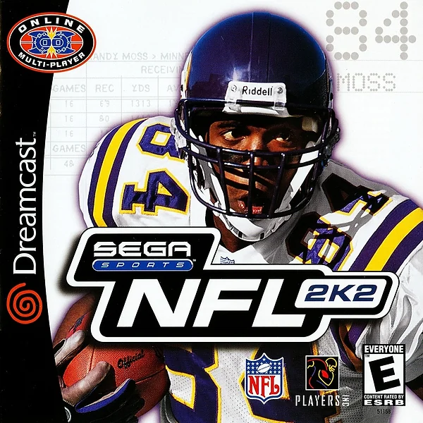 NFL 2K2 Box Art