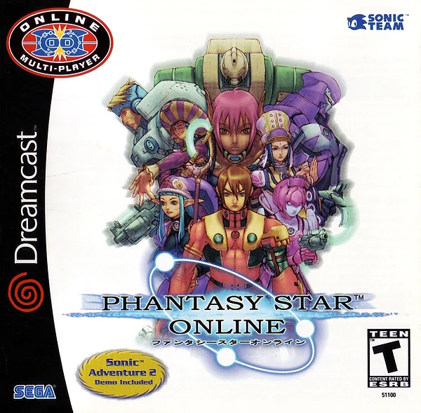Phantasy Star Online box art