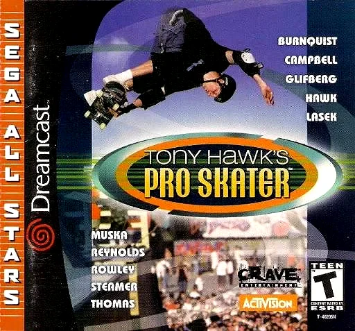 Tony Hawk's Pro Skater box art