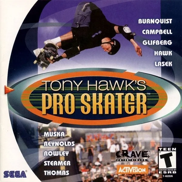 Tony Hawk's Pro Skater Box Art