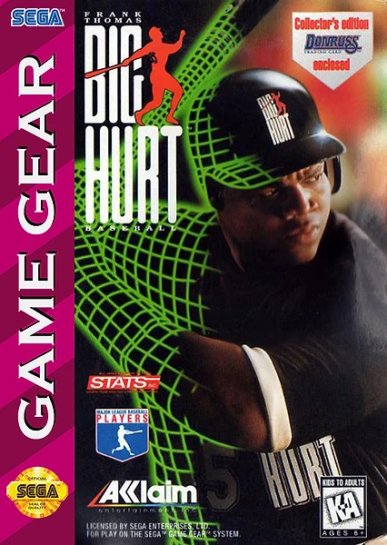Frank Thomas Big Hurt Baseball Box Art