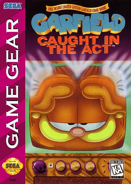 Garfield: Caught in the Act Box Art