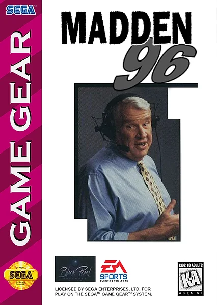 Madden 96 Box Art