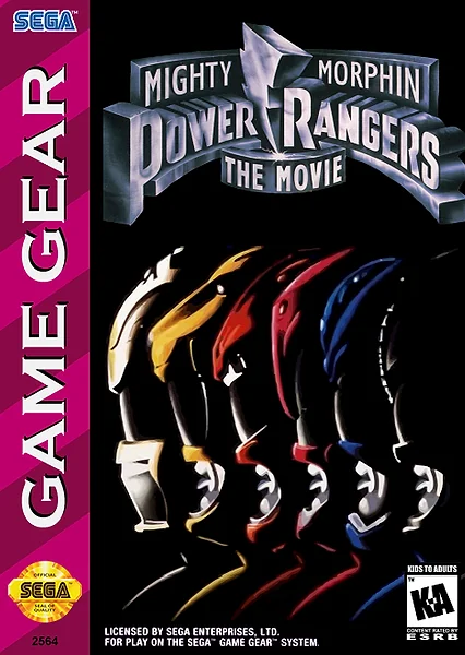 Mighty Morphin Power Rangers The Movie box art