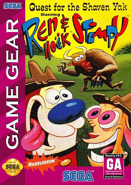 Ren & Stimpy: Quest for the Shaven Yak Box Art