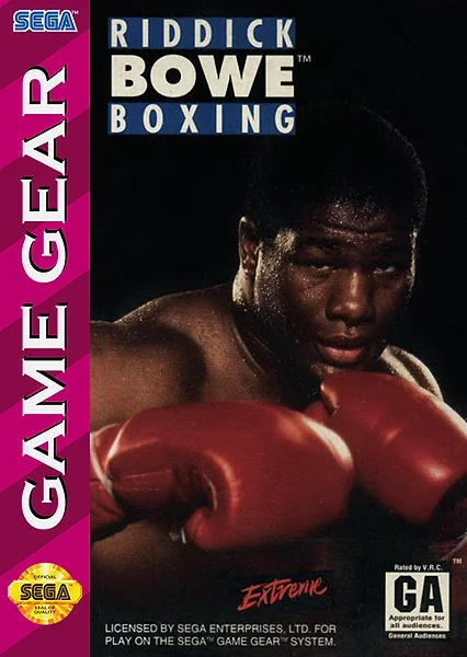 Riddick Bowe Boxing Box Art
