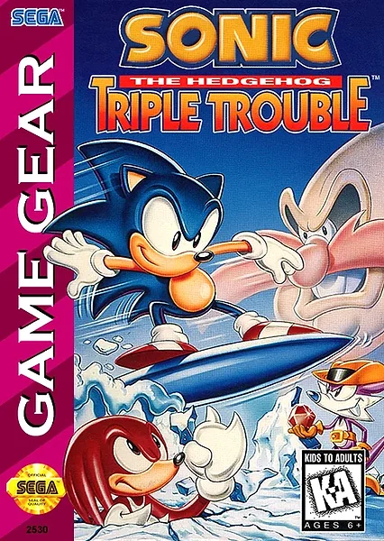 Sonic the Hedgehog: Triple Trouble box art