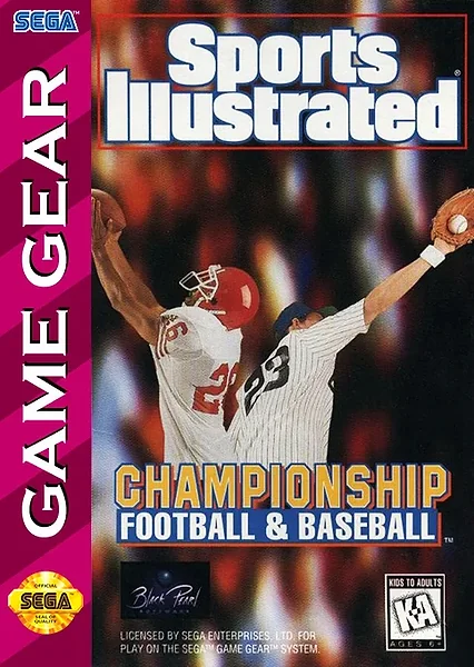 Sports Illustrated Championship Football & Baseball box art