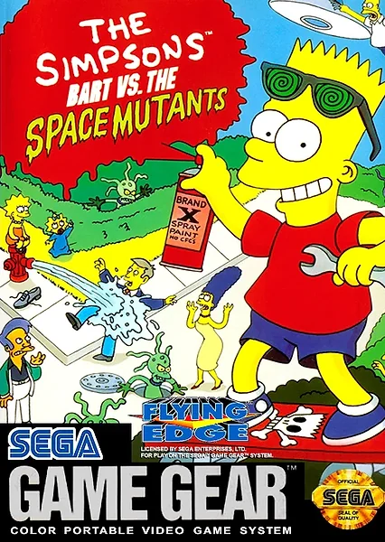 Simpsons: Bart vs. the Space Mutants box art