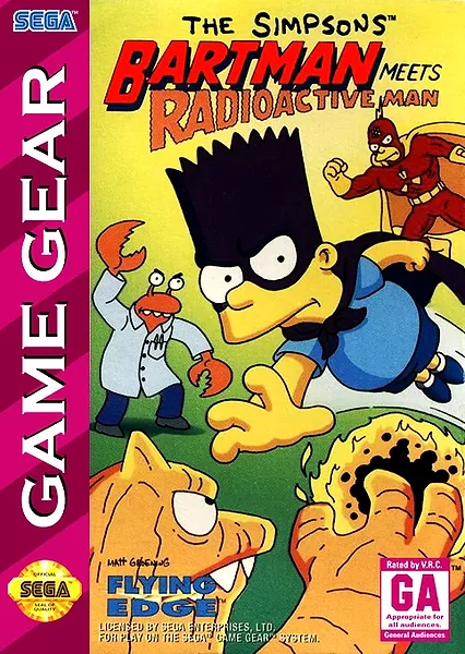 Simpsons: Bartman Meets Radioactive Man Box Art