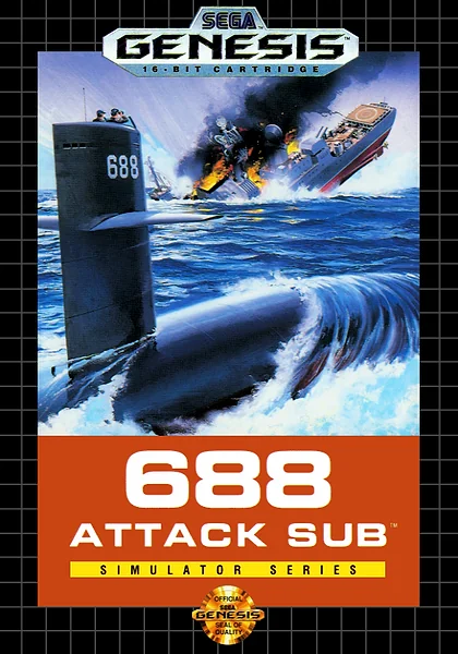 688 Attack Sub Box Art