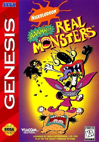 Aaahh!!! Real Monsters box art