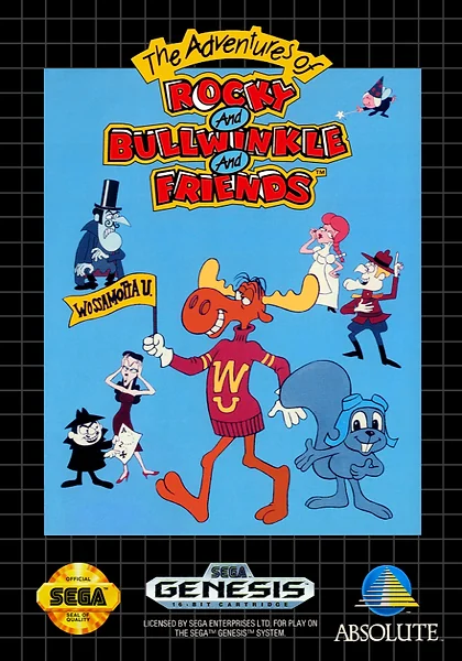 Adventures of Rocky and Bullwinkle and Friends box art
