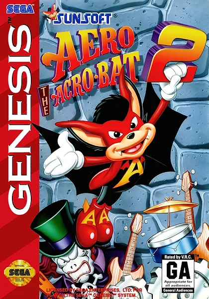 Aero the Acro-Bat 2 box art