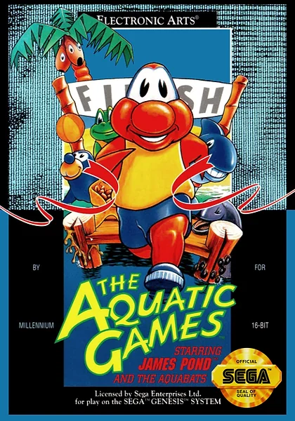 Aquatic Games Starring James Pond box art