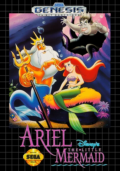 Ariel the Little Mermaid box art