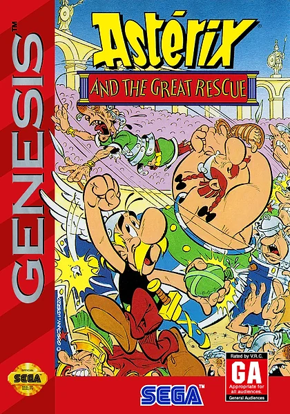 Asterix and the Great Rescue box art