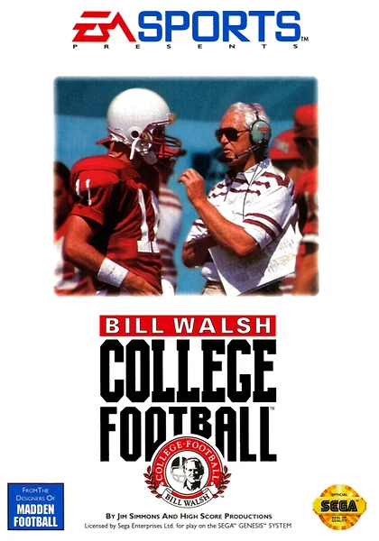 Bill Walsh College Football box art
