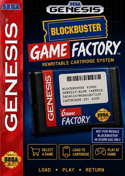 Blockbuster Game Factory: Blue Box Art