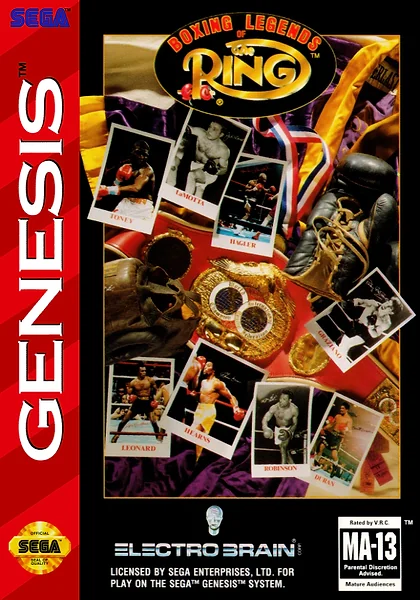 Boxing Legends of the Ring box art