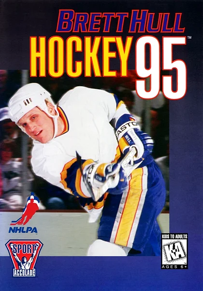 Brett Hull Hockey '95 box art