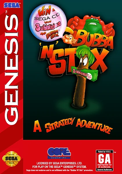 Bubba 'n' Stix box art
