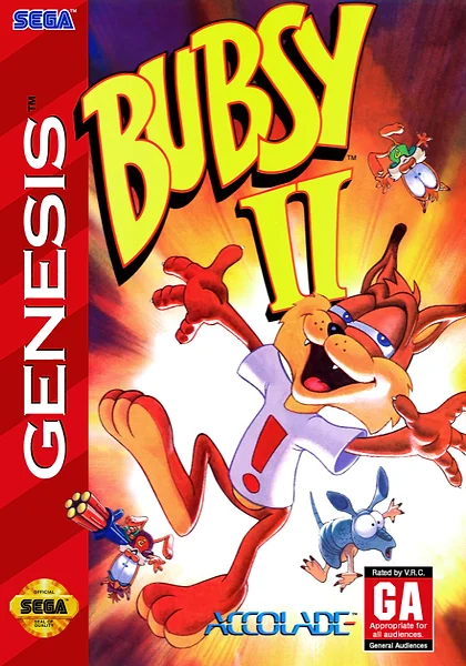 Bubsy II box art