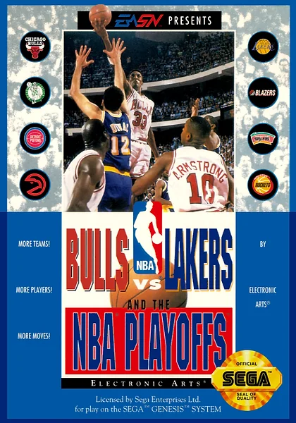 Bulls vs. Lakers and the NBA Playoffs box art