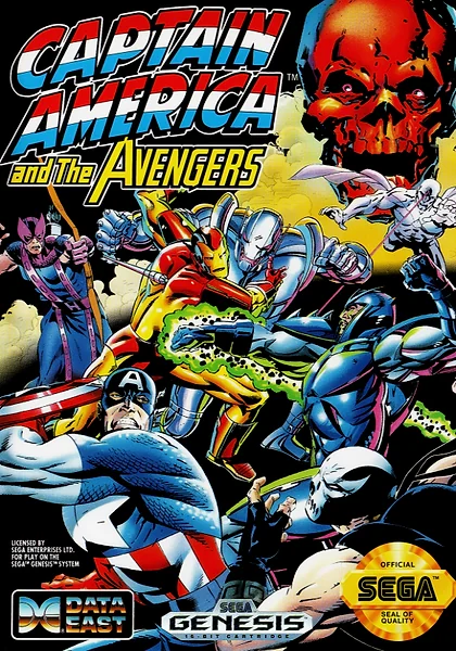 Captain America and the Avengers box art