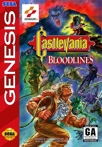 Castlevania: Bloodlines box art