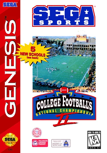 College Football's National Championship II box art