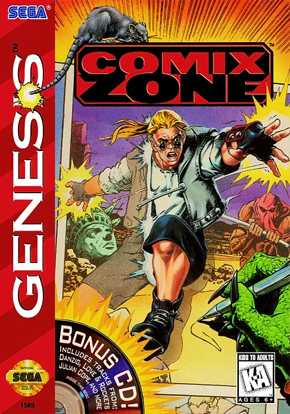 Comix Zone Box Art