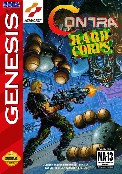 Contra: Hard Corps box art