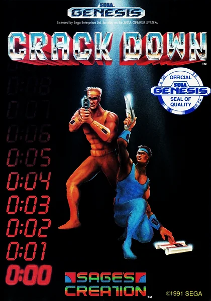 Crack Down Box Art
