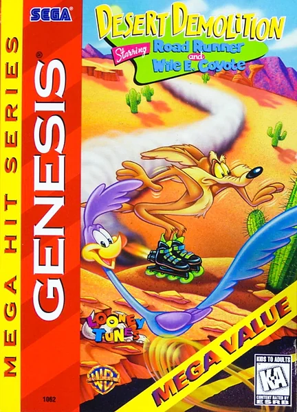 Desert Demolition: Starring Road Runner and Wile E. Coyote Box Art