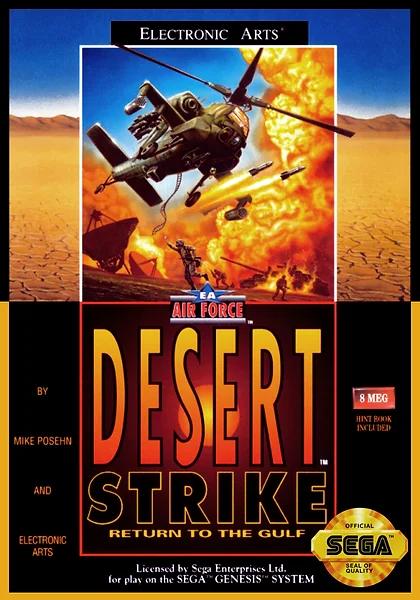 Desert Strike: Return to the Gulf box art