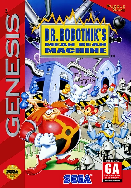 Dr. Robotnik's Mean Bean Machine box art