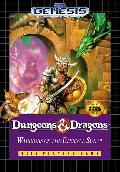 Dungeons & Dragons: Warriors of the Eternal Sun box art