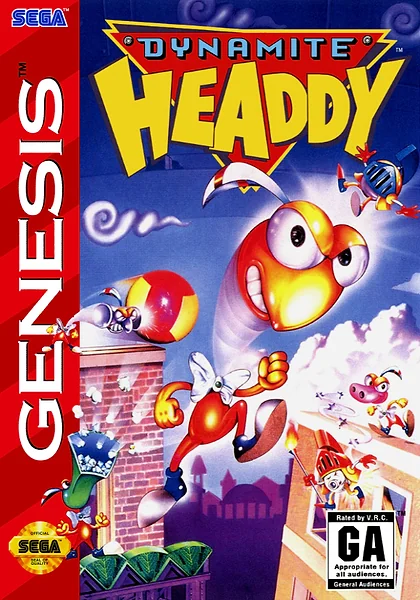 Dynamite Headdy Box Art