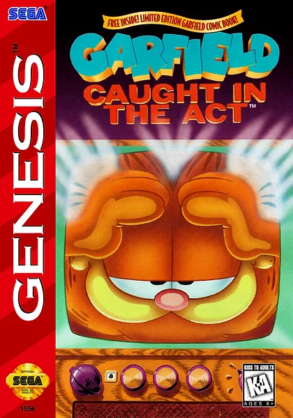 Garfield: Caught in the Act Box Art