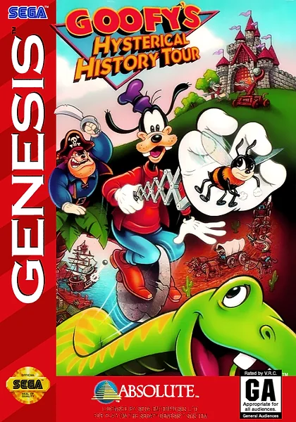 Goofy's Hysterical History Tour box art