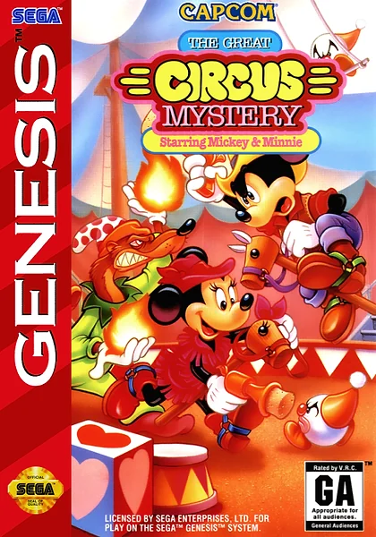 Great Circus Mystery Starring Mickey and Minnie box art