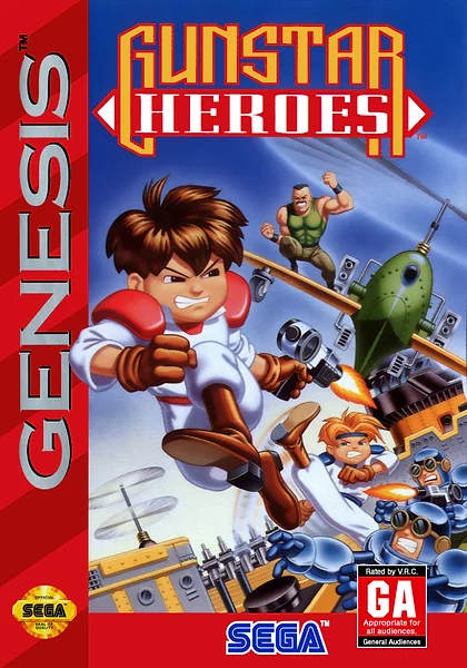 Gunstar Heroes Box Art