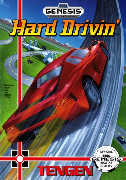 Hard Drivin' Box Art