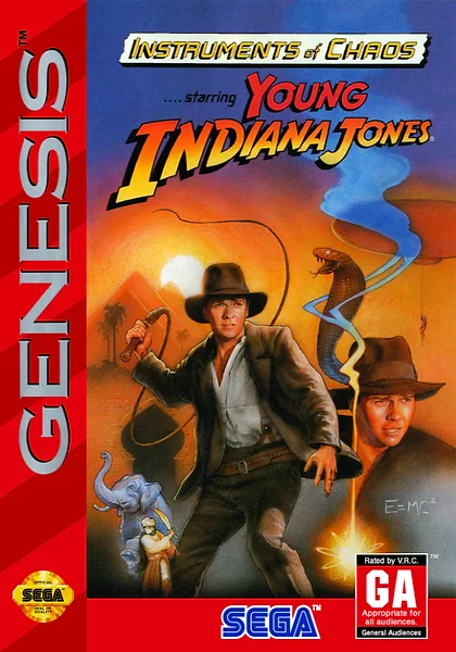 Instruments of Chaos: Starring Young Indiana Jones Box Art