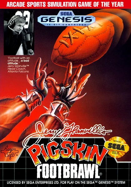 Jerry Glanville's Pigskin Footbrawl Box Art