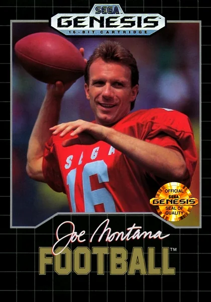 Joe Montana Football Box Art