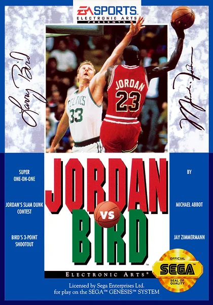 Jordan vs. Bird: One-On-One Box Art