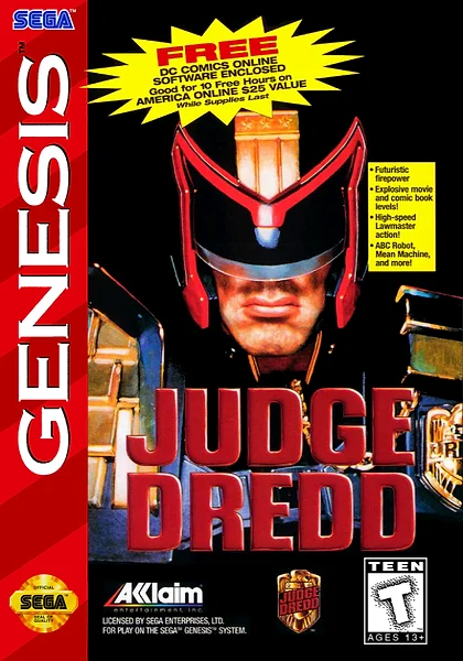 Judge Dredd Box Art