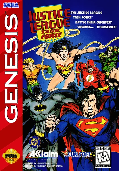 Justice League Task Force Box Art